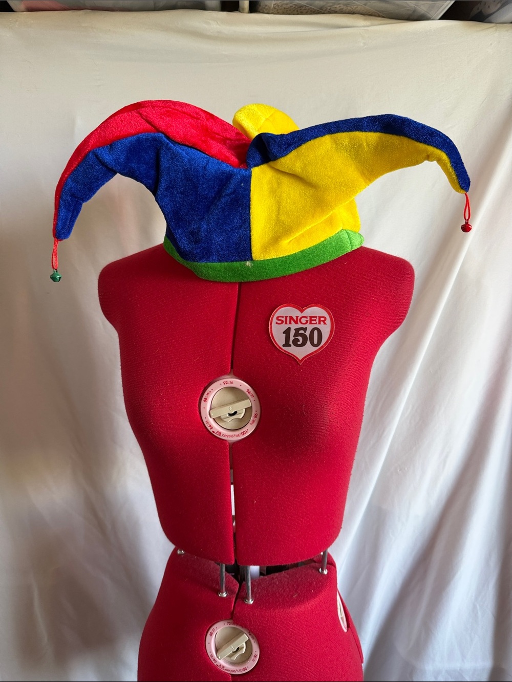 Kids Jester Hat - Multicolor Plush Costume Accessory
